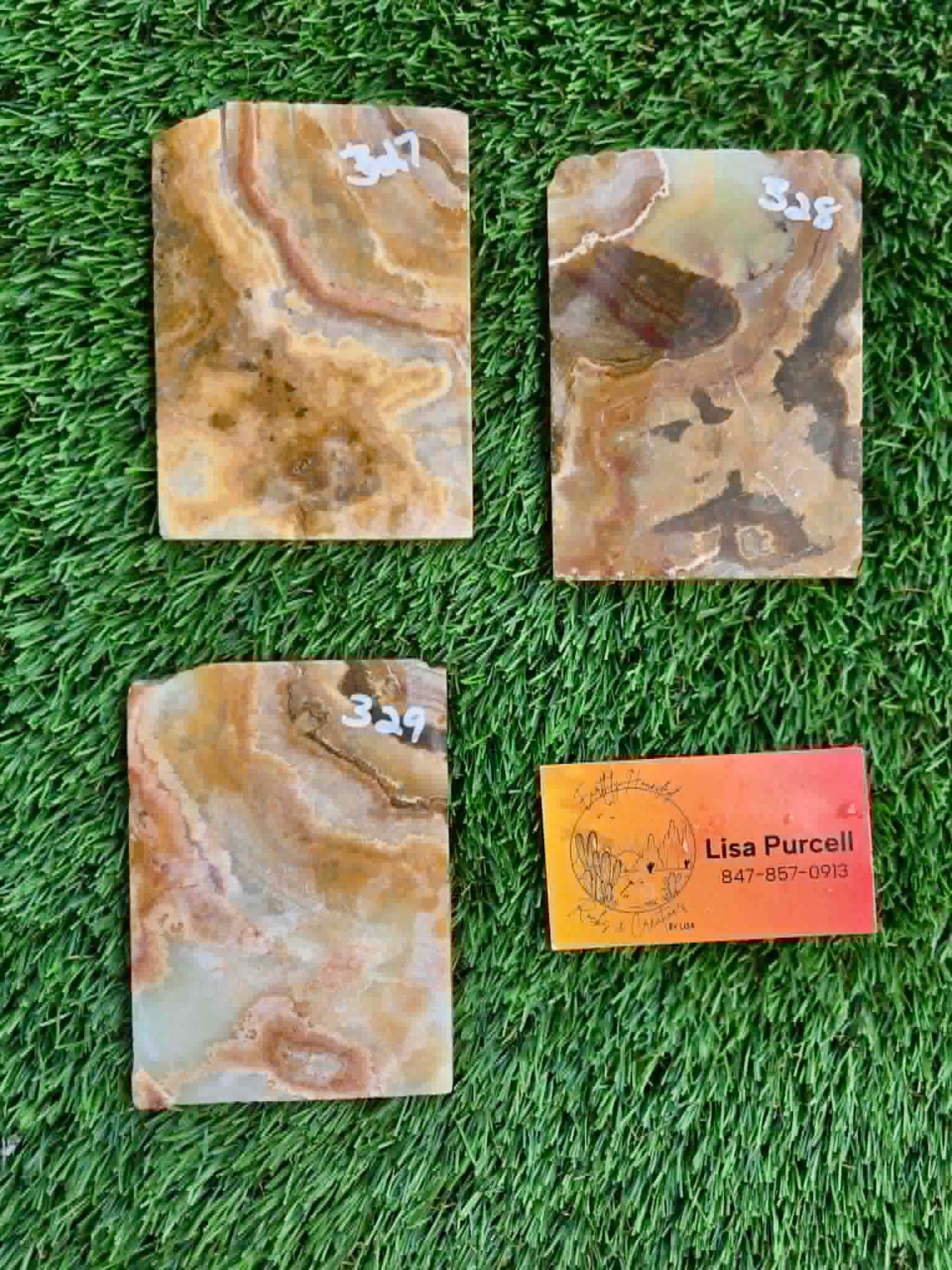 Peach Onyx Slabs G327-329