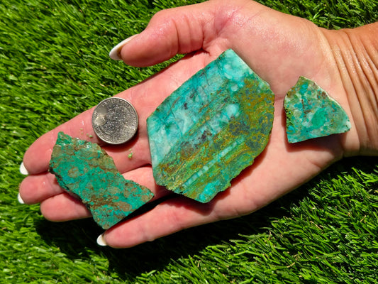 Globe Chrysocolla Slab Bundle-SB38