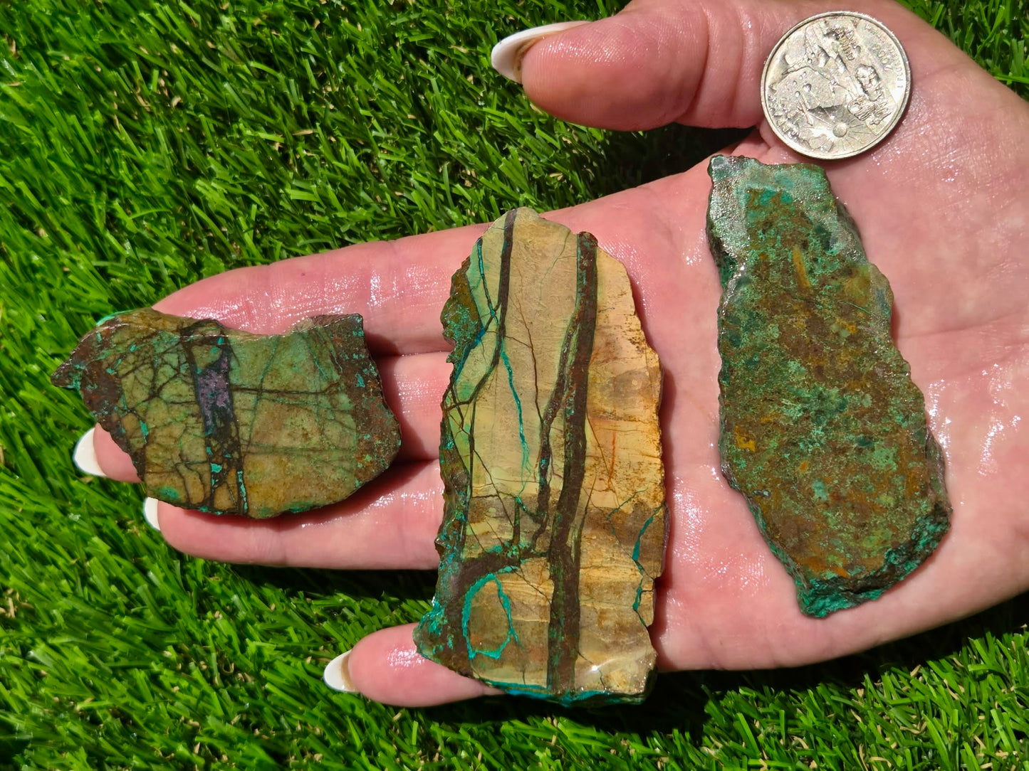 Globe Chrysocolla Slab Bundle-SB63