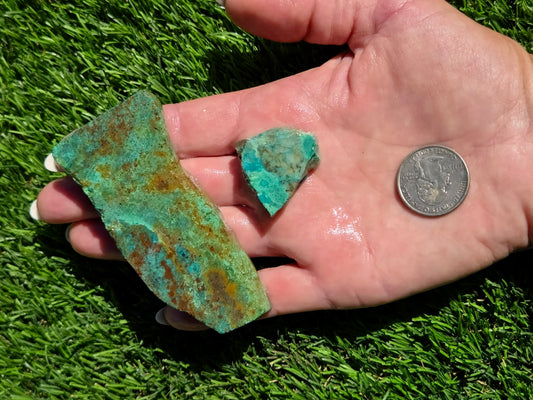 Globe Chrysocolla Slab Bundle-SB17
