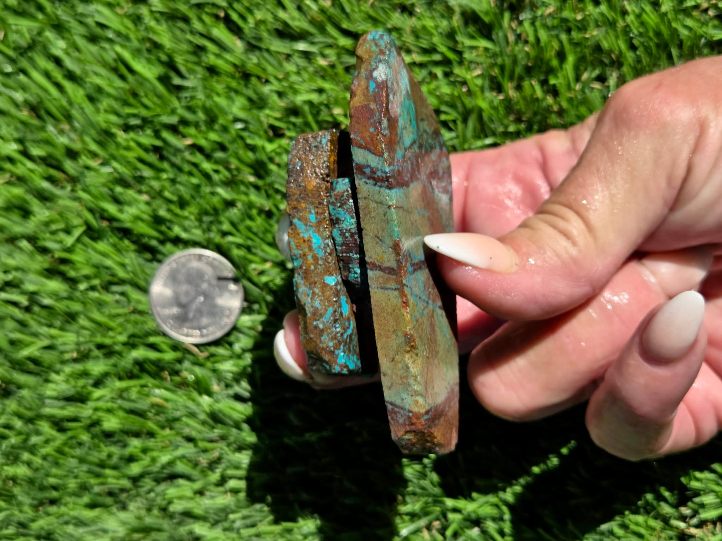 Globe Chrysocolla Slab Bundle-SB44