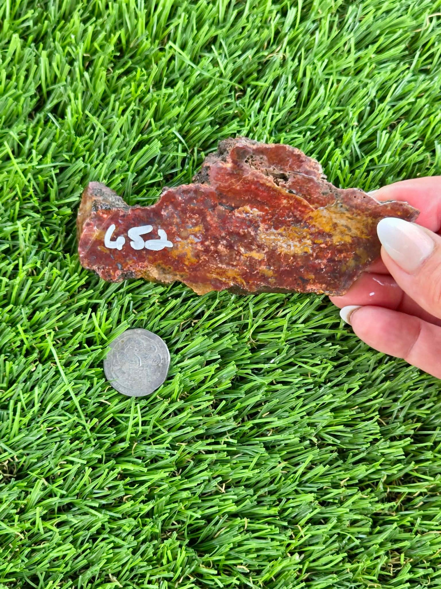 Red & Mustard Jasper Slabs N652-657
