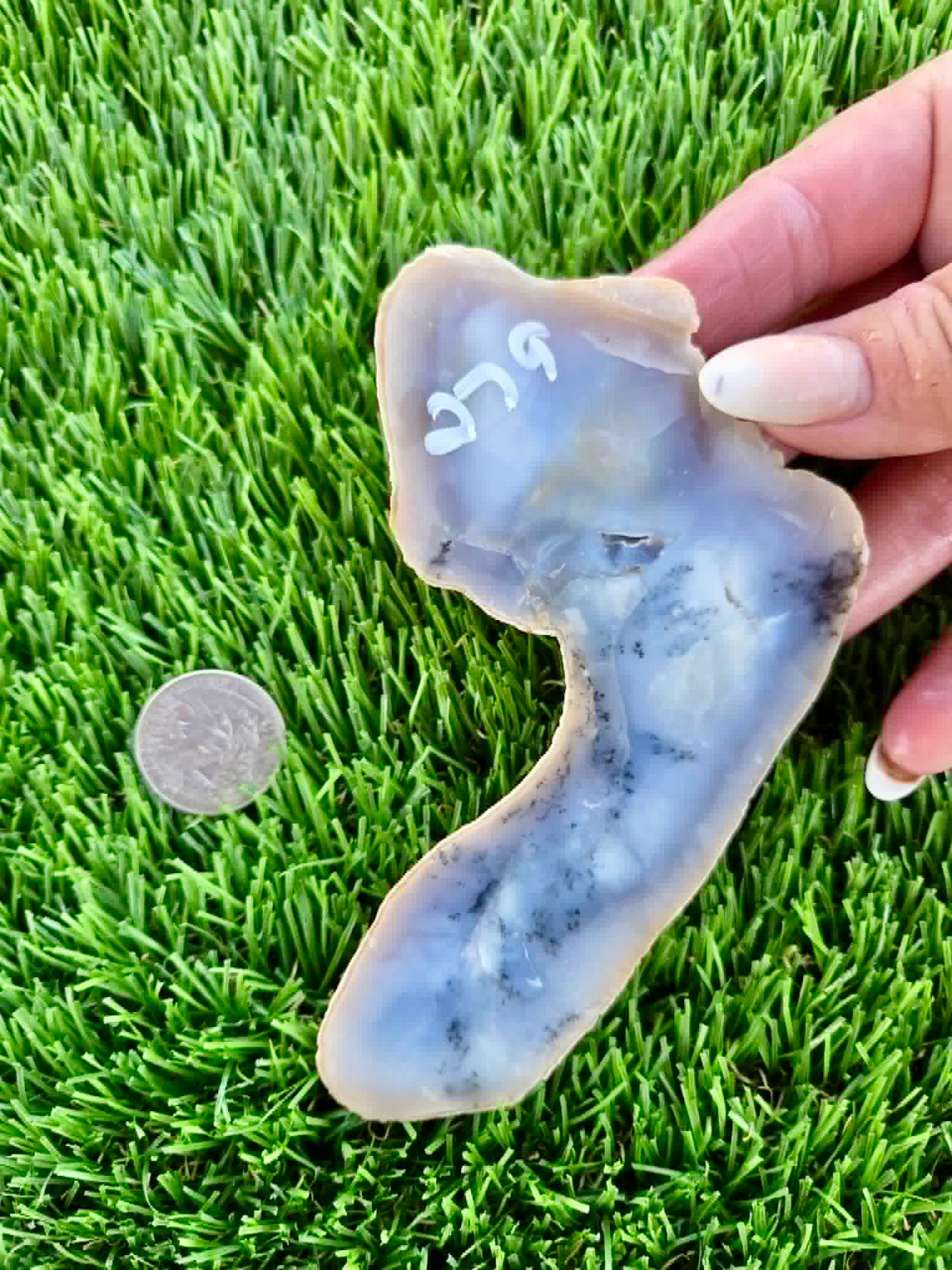 Purple Burro Creek Agate Slab 275-280