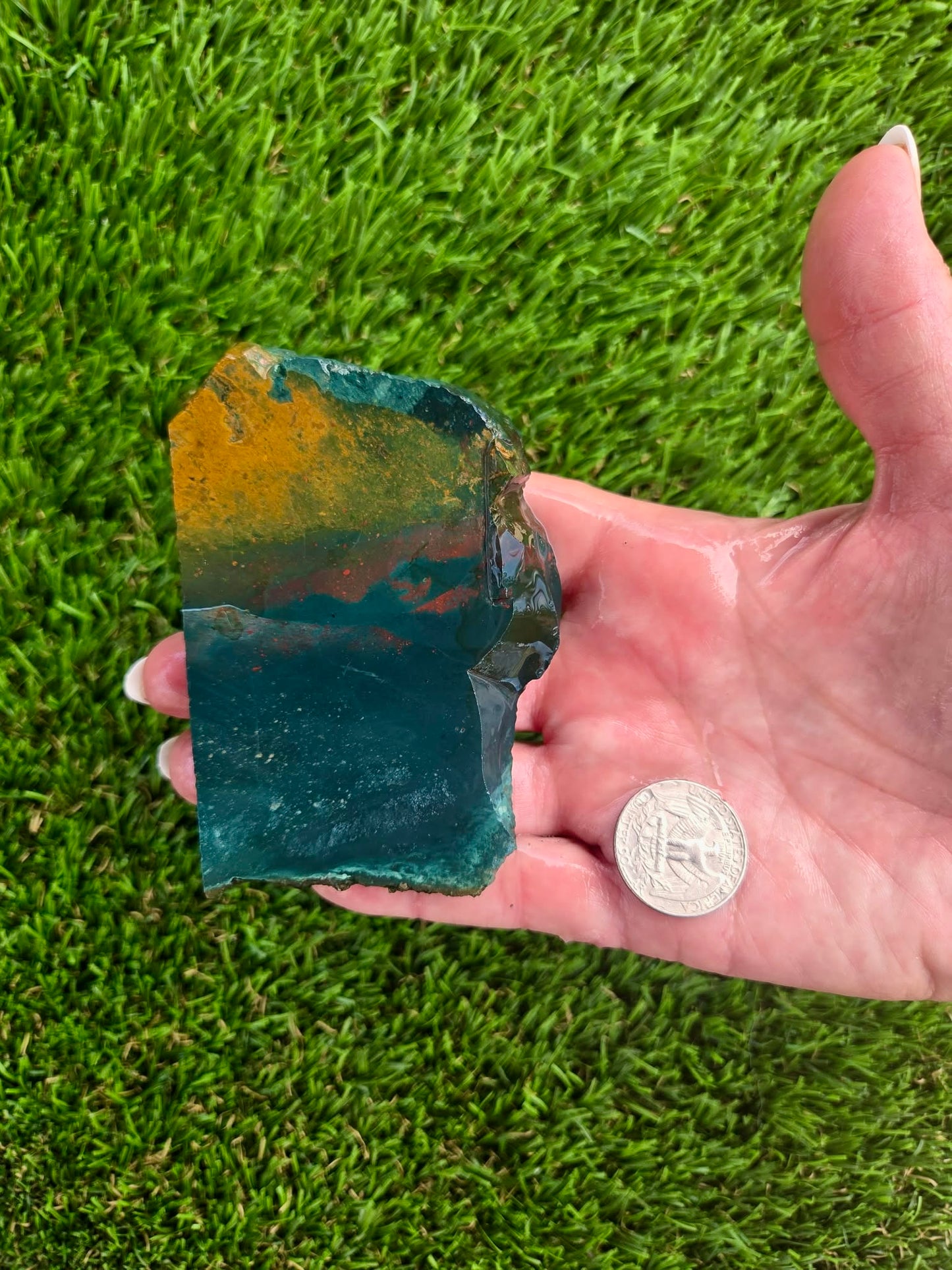 Indonesian Bloodstone Jasper Slabs O762-766