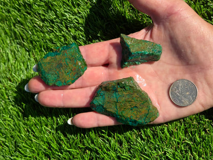 Dominican Mine Chrysocolla & Hematite Slab Bundle SB150