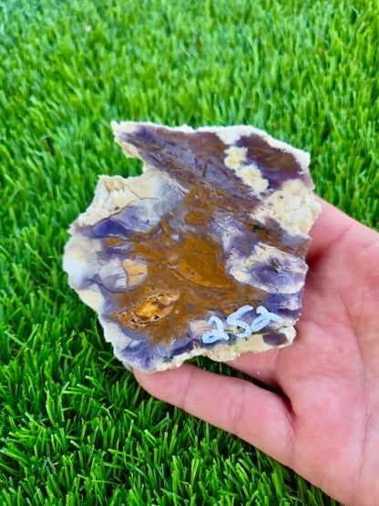 Purple Burro Creek Agate Slab 252-257