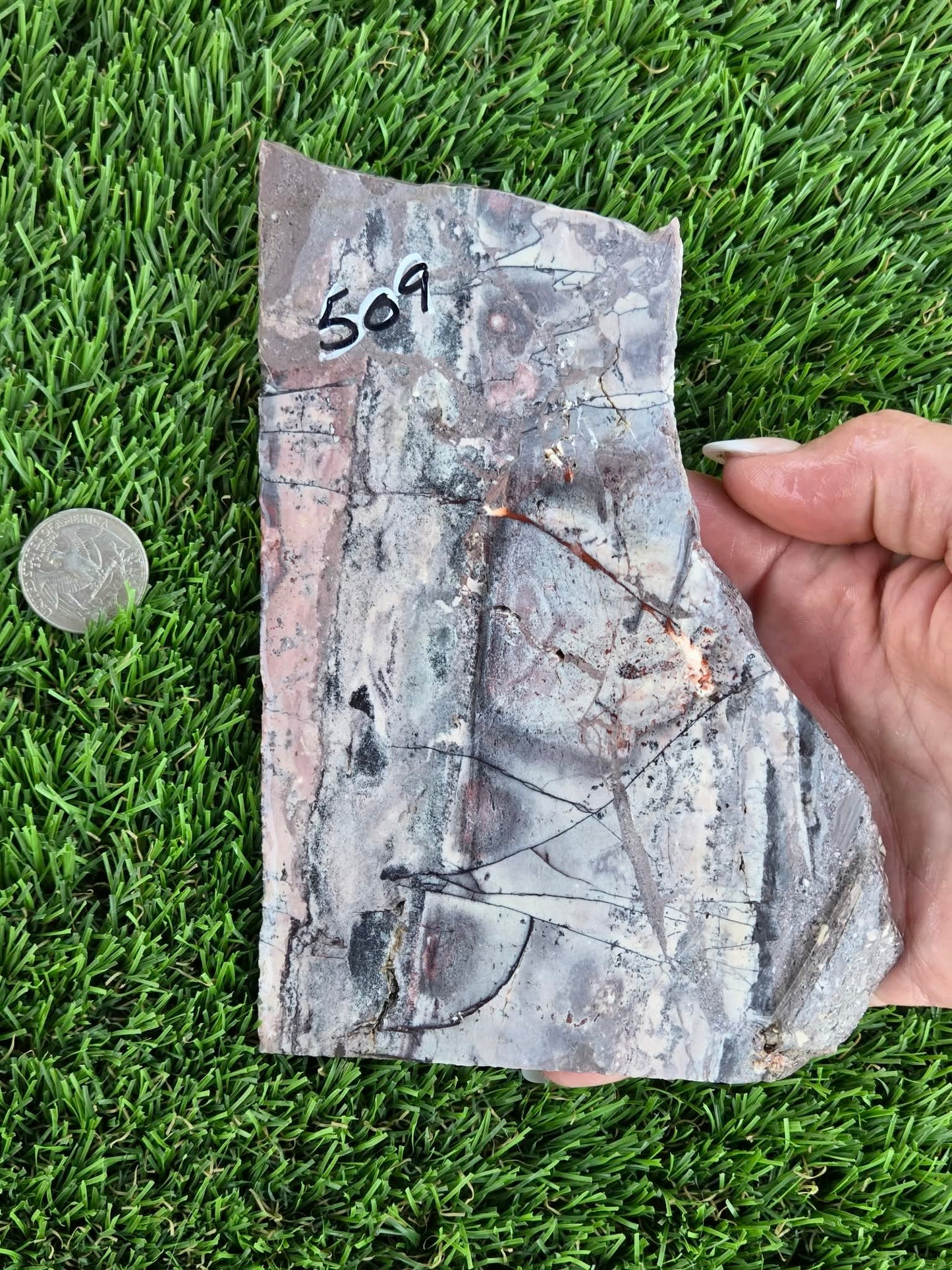 Brecciated Jasper Agate Slabs J508-509