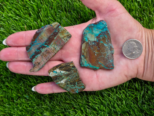 Globe Chrysocolla Slab Bundle-SB53