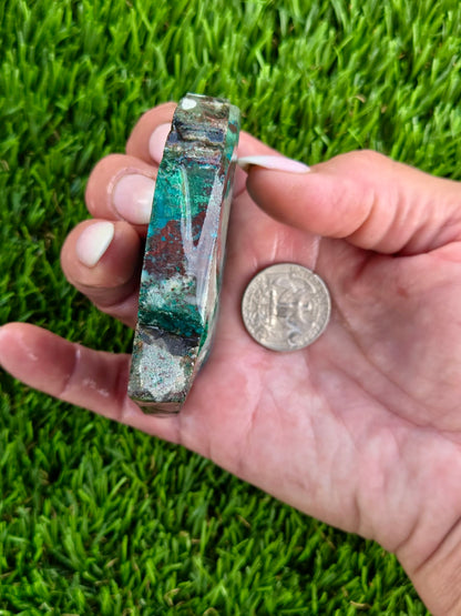 Globe Chrysocolla & Malachite Slabs V991–995