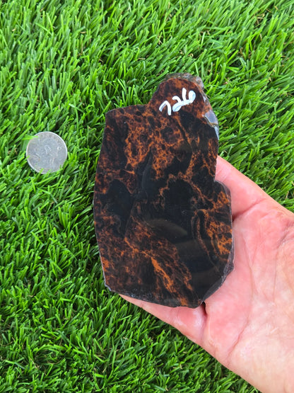 Mahogany Obsidian Slabs O724–726