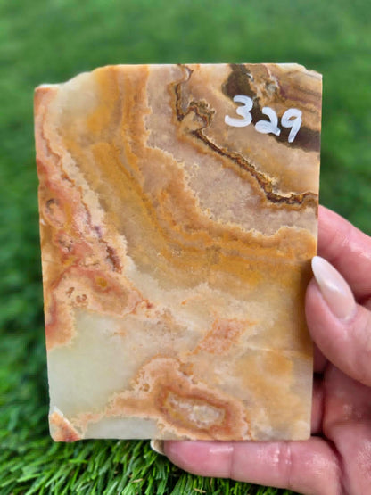 Peach Onyx Slabs G327-329
