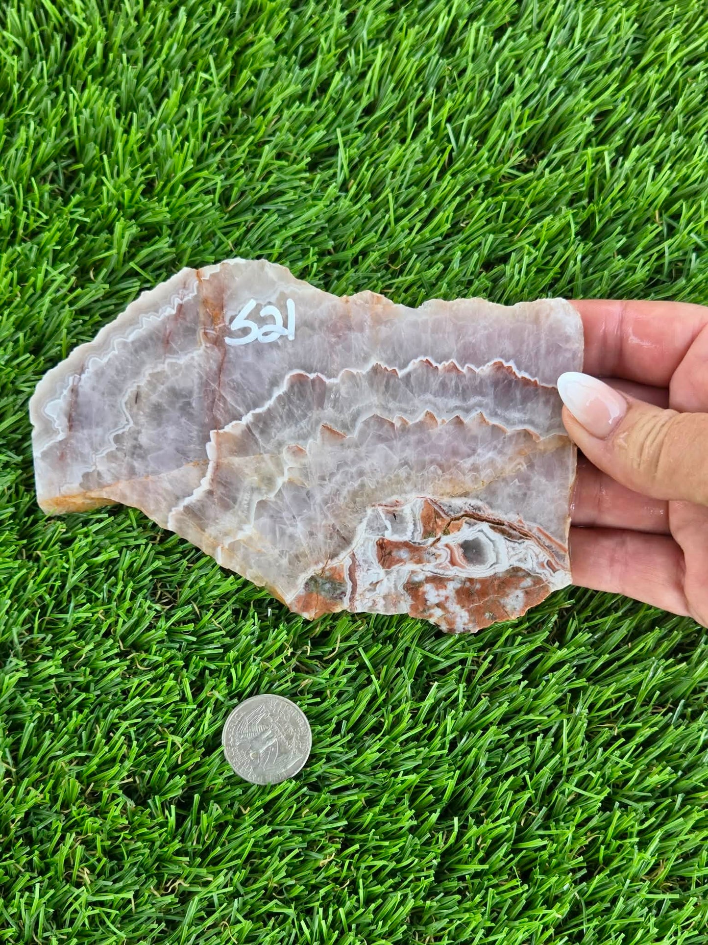 Mineral Mountain Chevron Amethyst Slabs K520-522