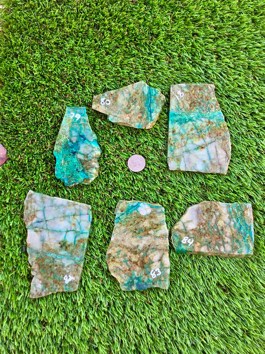 Globe Chrysocolla Slabs B79-84