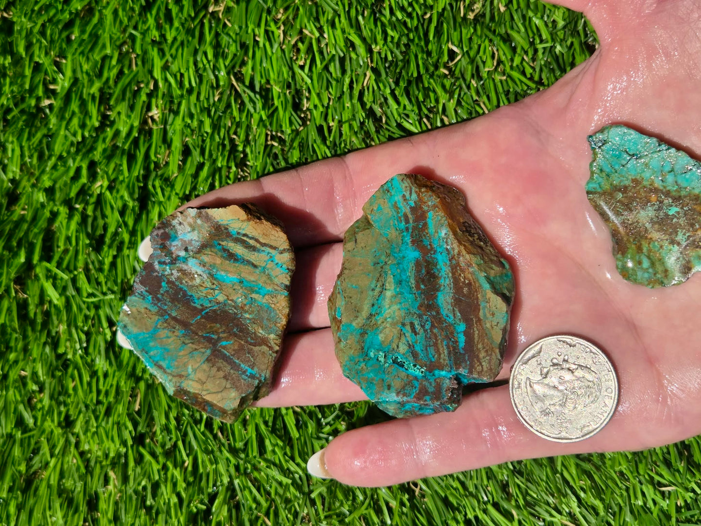 Malachite & Cooperite Slab Bundle SB89