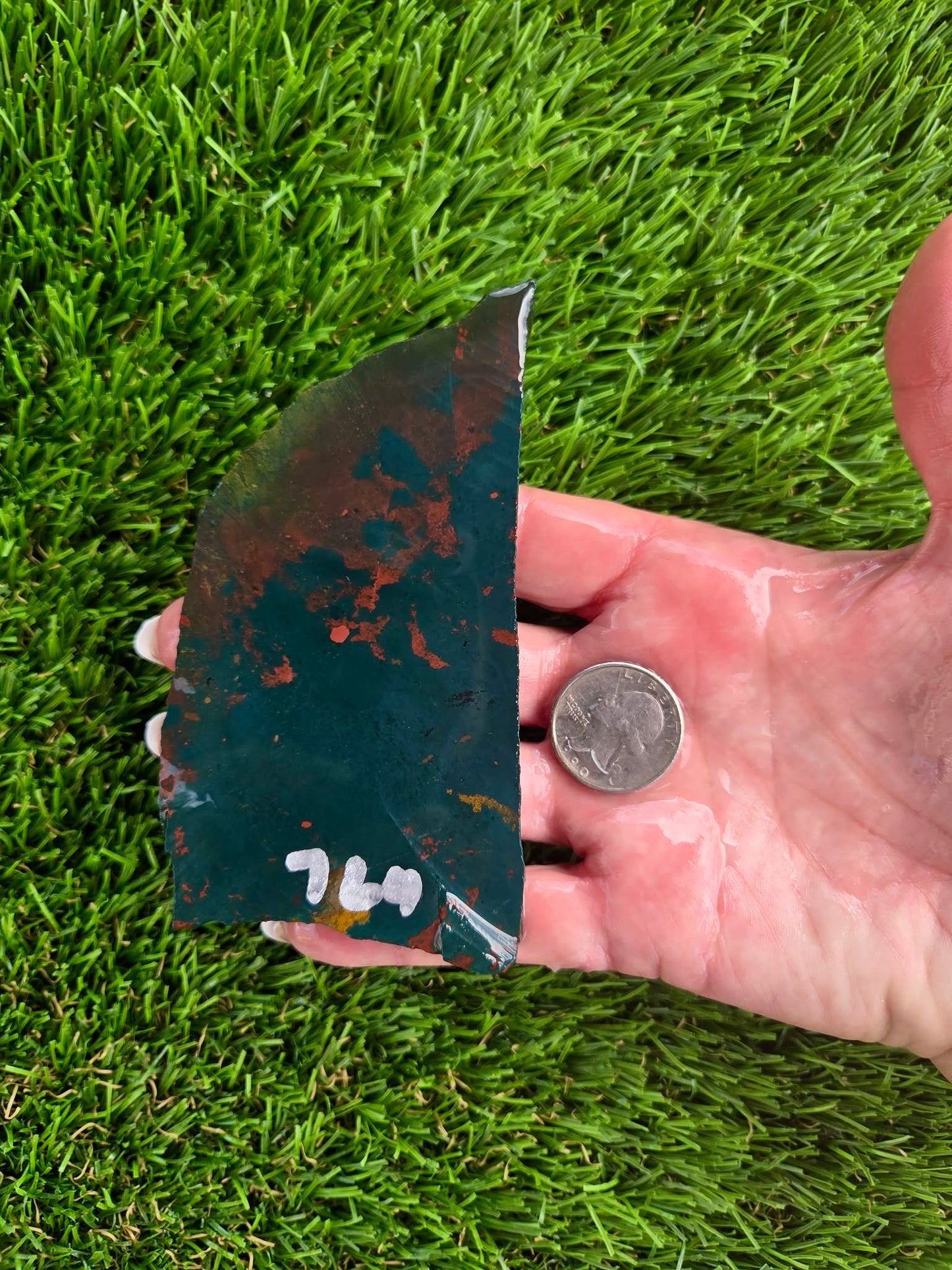 Indonesian Bloodstone Jasper Slabs O762-766