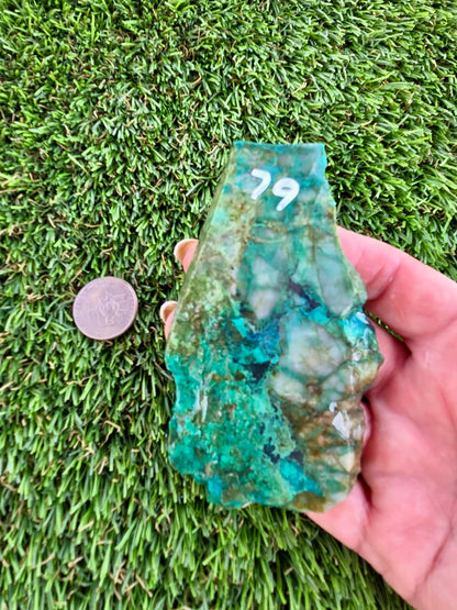 Globe Chrysocolla Slabs B79-84