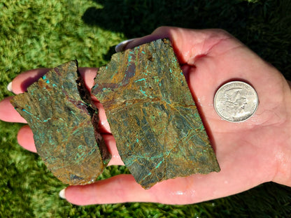 Globe Chrysocolla Slab Bundle-SB31