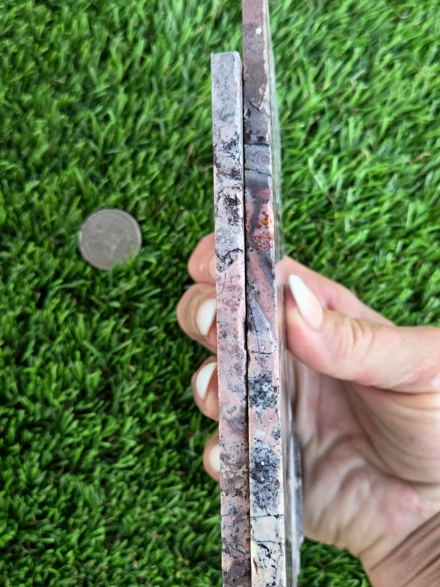 Brecciated Jasper Agate Slabs J508-509