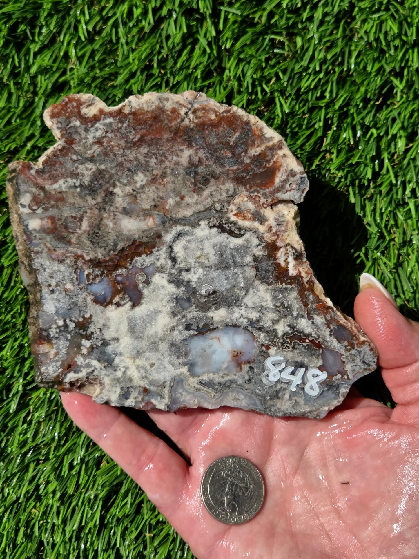 Camp Verde Agate Slabs R848–851