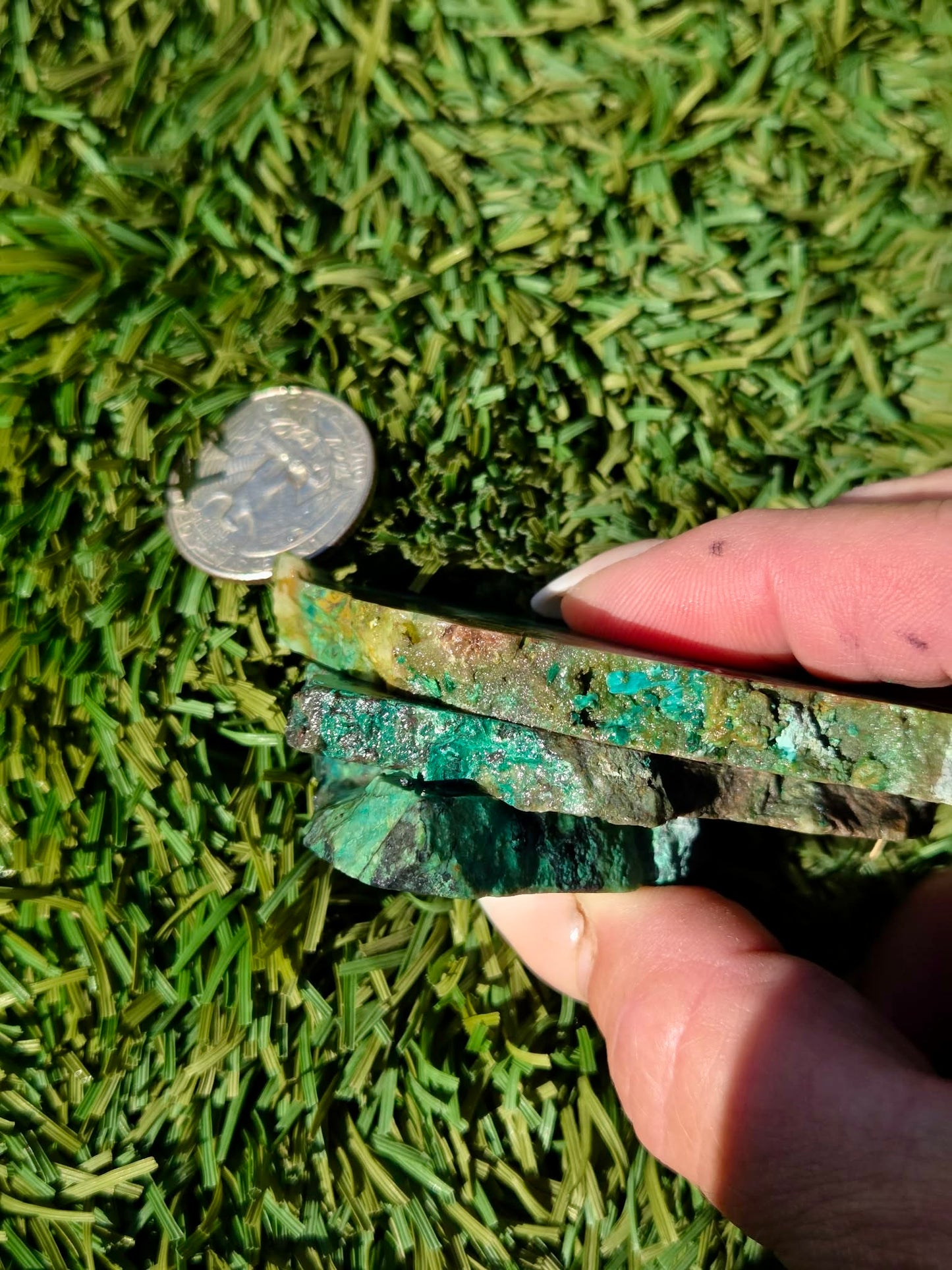 Globe Chrysocolla Slab Bundle-SB58