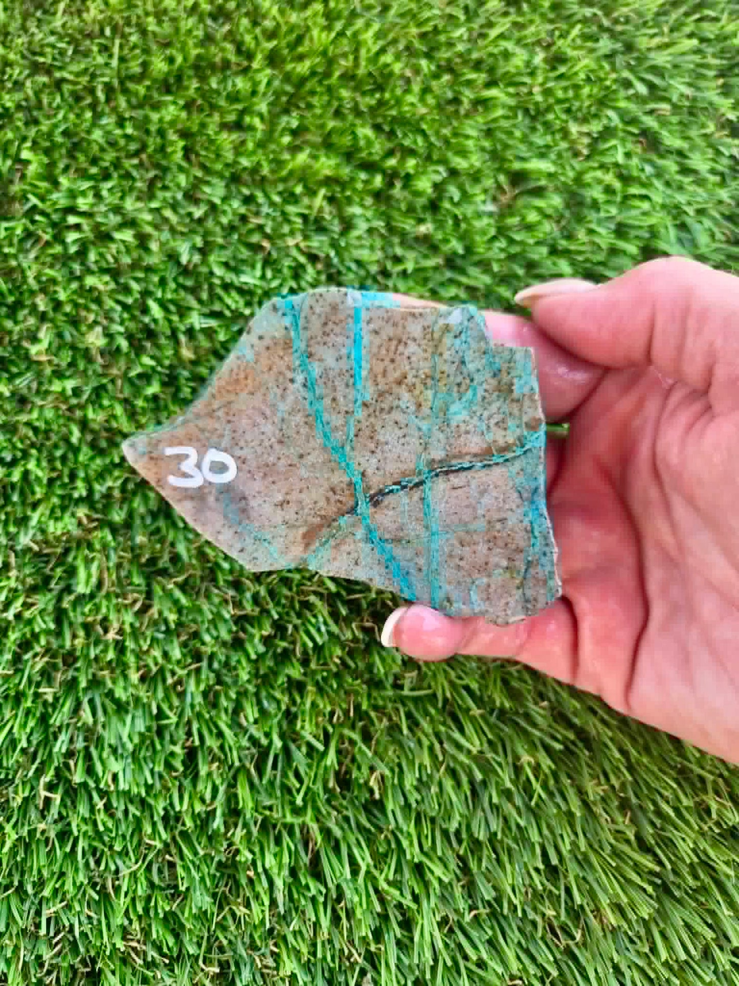 Globe Chrysocolla Slabs A27-31