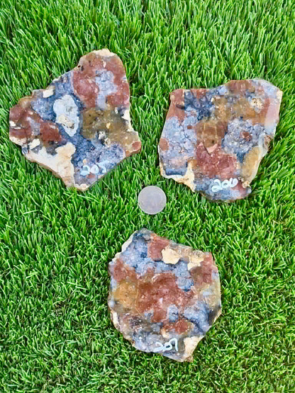 Indonesian Red Marcasite Slab 205-207