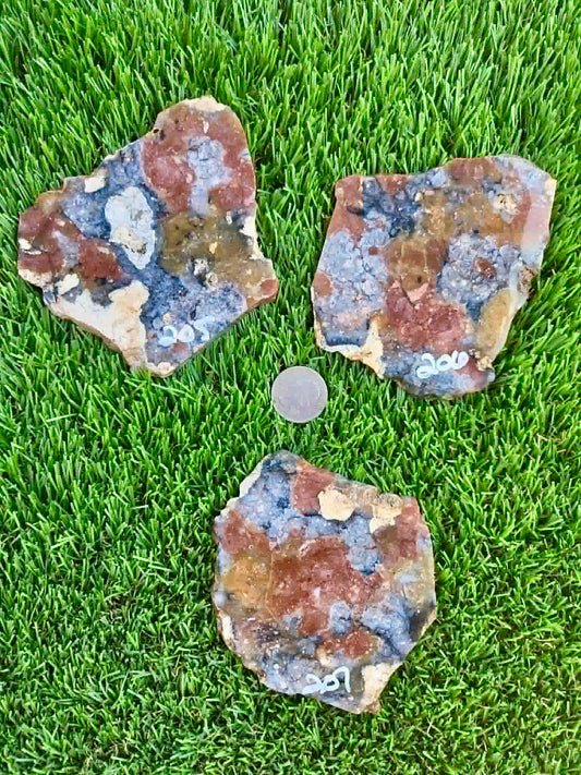 Indonesian Red Marcasite Slab 205-207