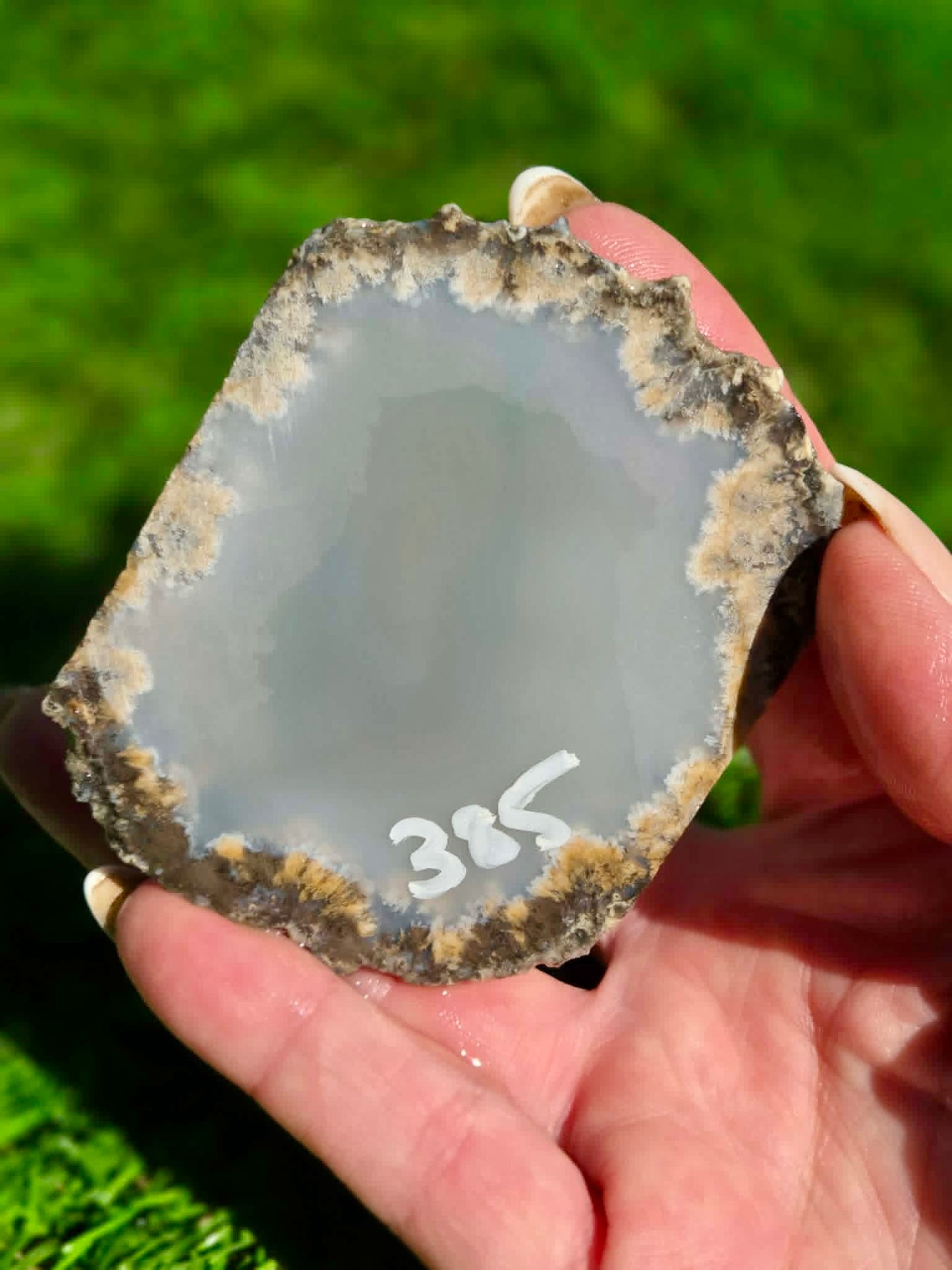 Blue Luna Agate Slabs H385-390