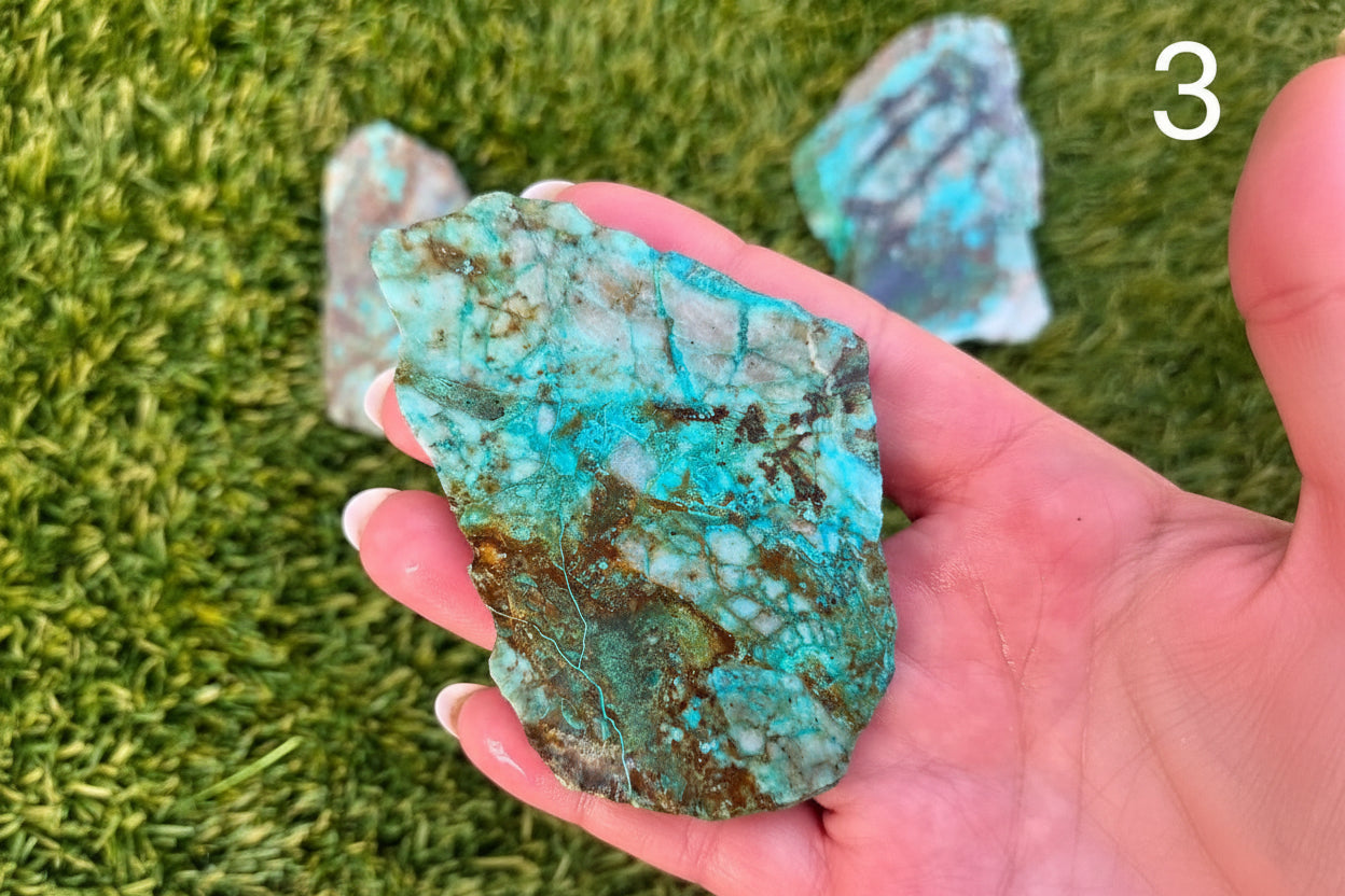 Globe Chrysocolla Slabs