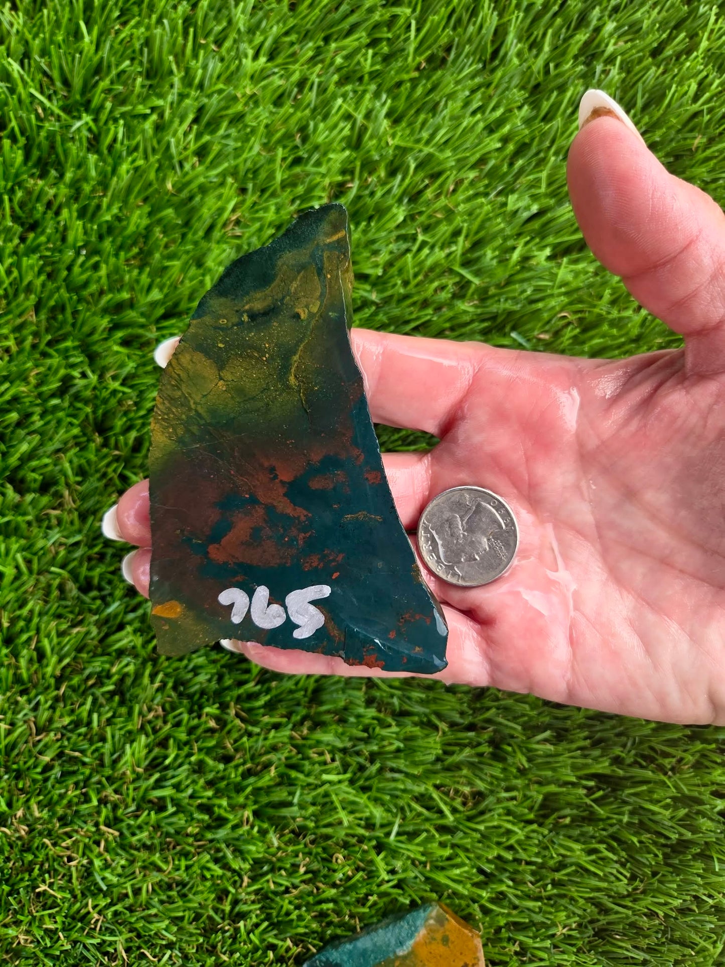Indonesian Bloodstone Jasper Slabs O762-766