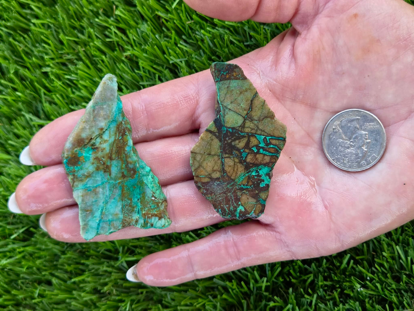 Globe Chrysocolla Slab Bundle-SB56