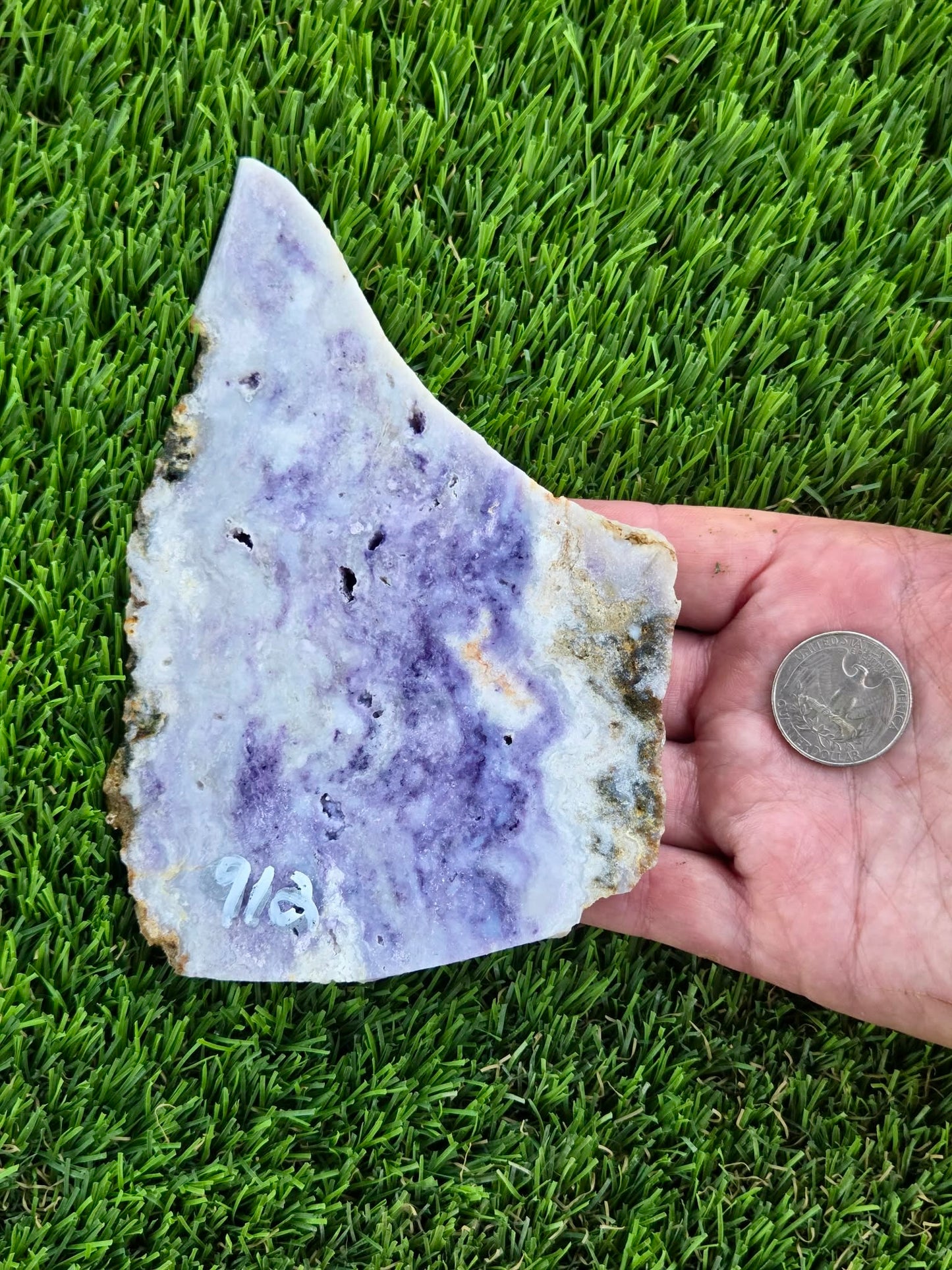 Mexican Morado Opal Slabs T909–912