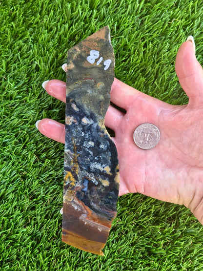 Indonesian Magnetic Banded Jasper Slabs Q813–819