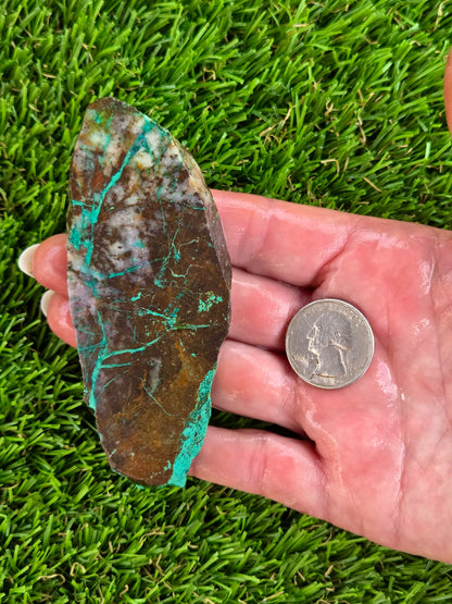Globe Chrysocolla Spiderweb Slabs R871–878