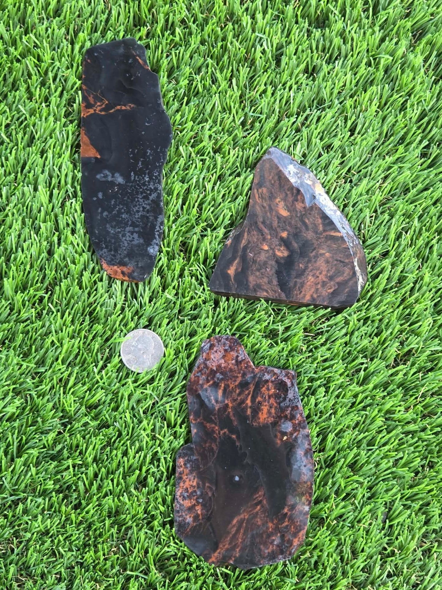 Mahogany Obsidian Slabs O724–726