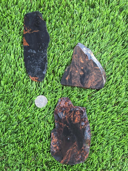 Mahogany Obsidian Slabs O724–726