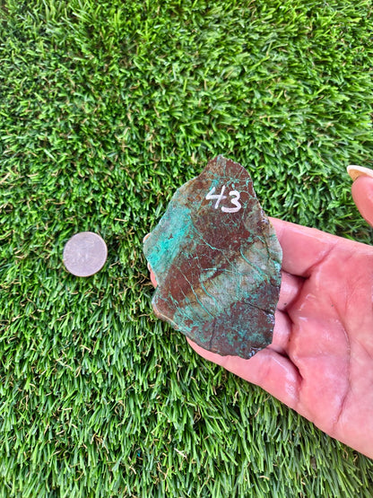 Globe Chrysocolla Slab A41-45