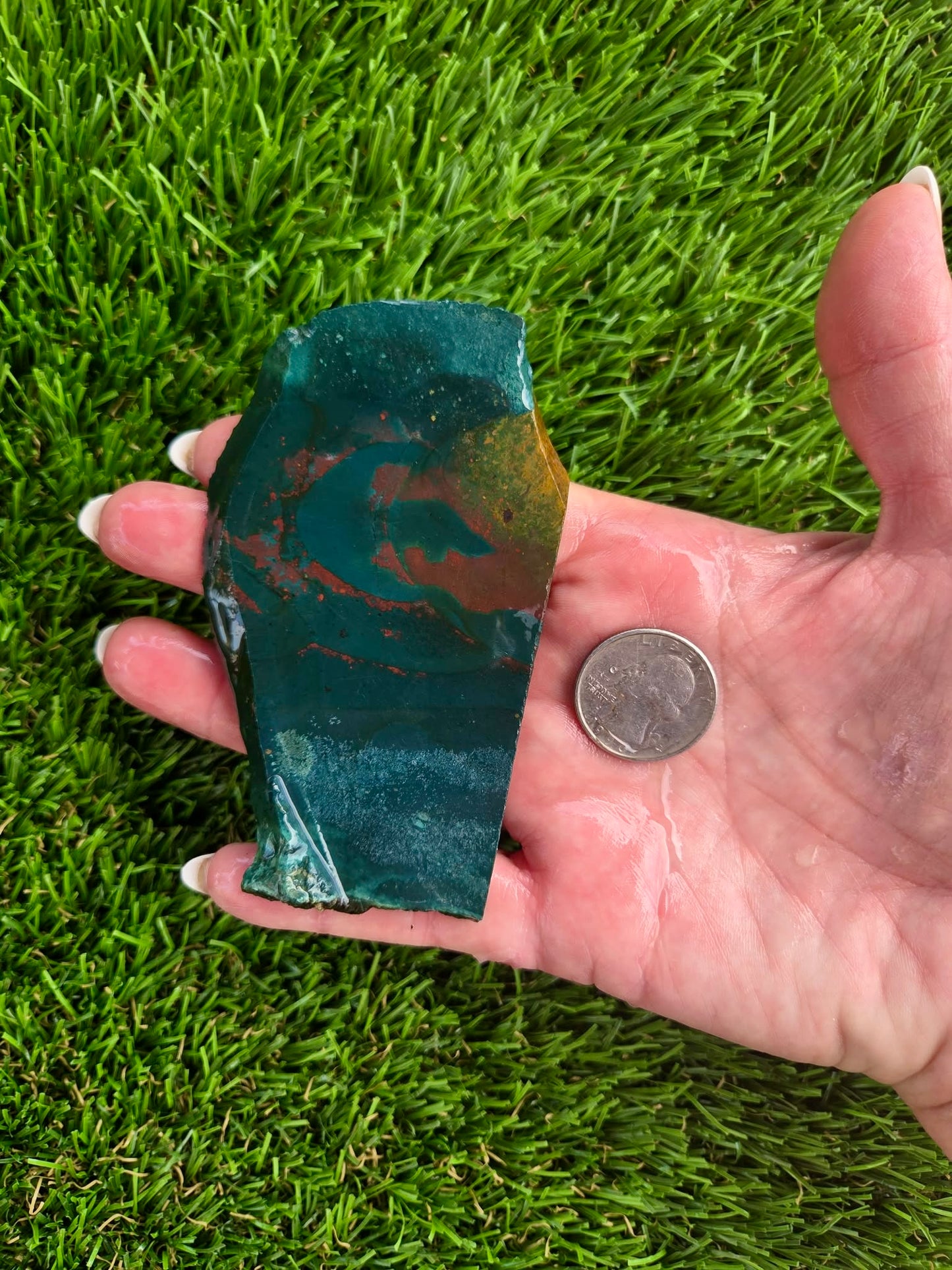 Indonesian Bloodstone Jasper Slabs O762-766