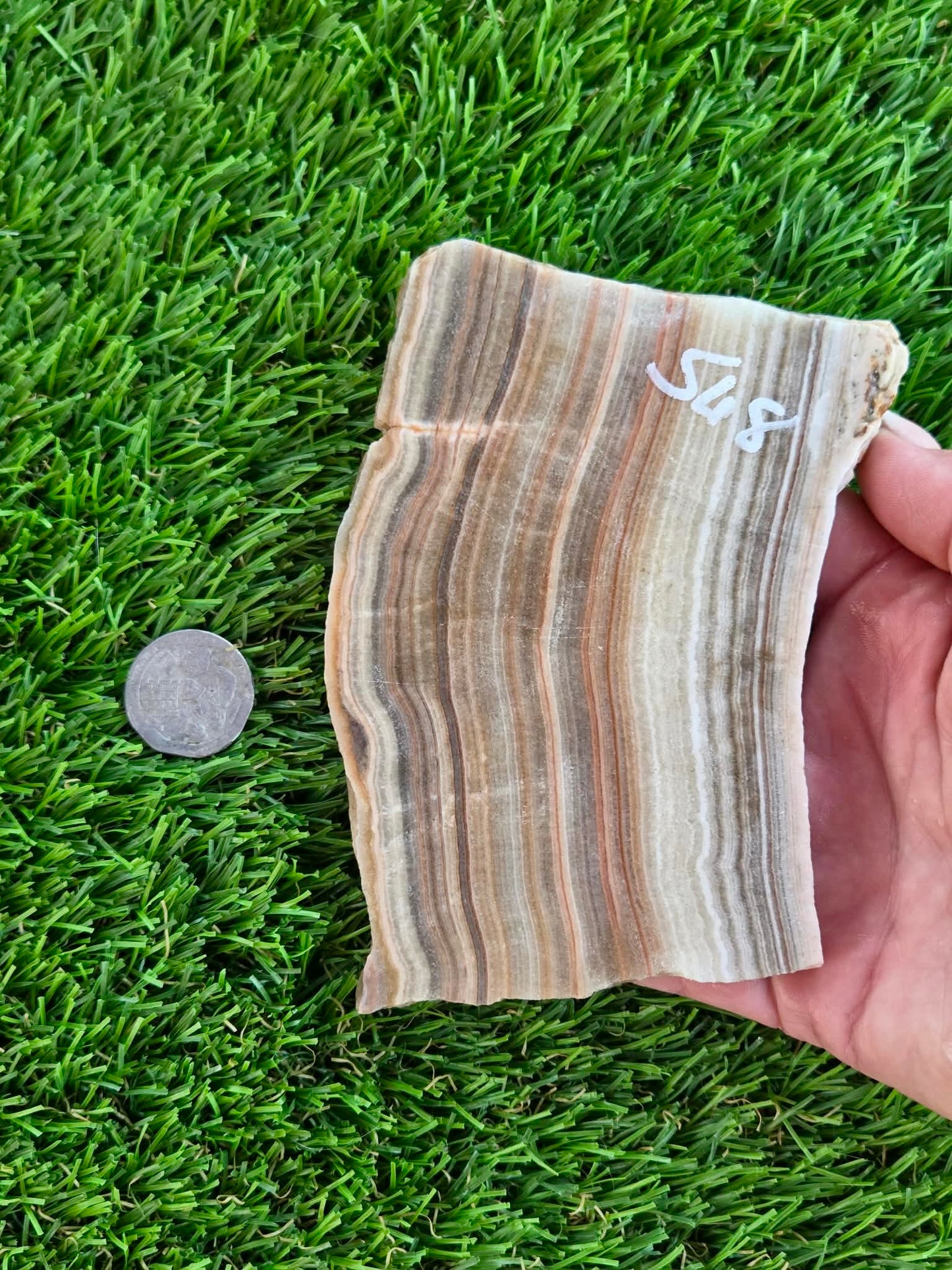 Natural Mexican Onyx Calcite Slabs L567-568