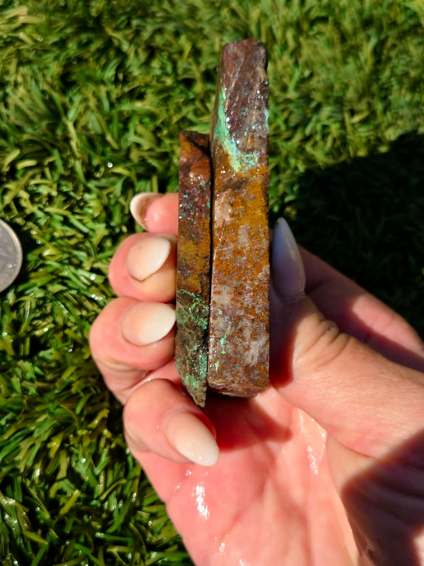 Globe Chrysocolla Slab Bundle-SB35