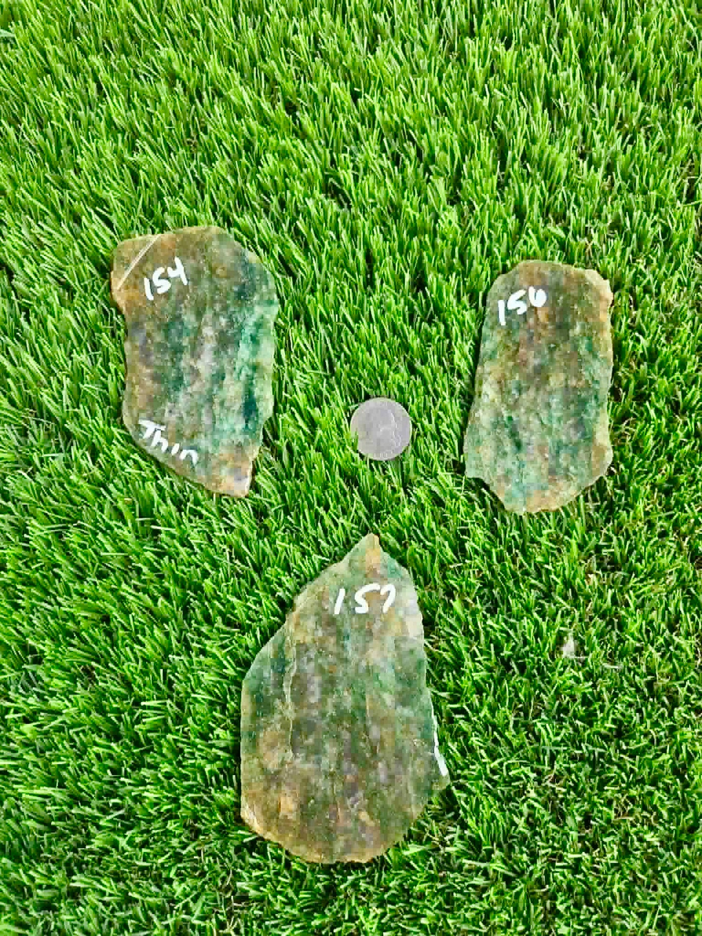 Emerald Forest Jade slab 154-157