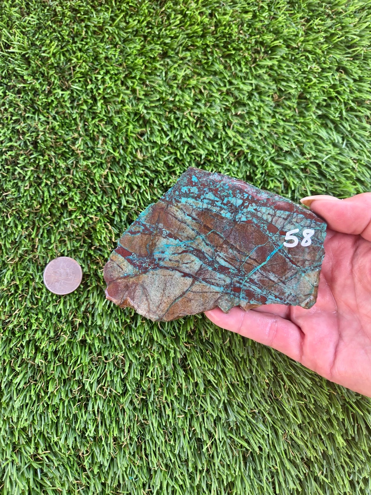 Globe Chrysocolla Slabs A56-60