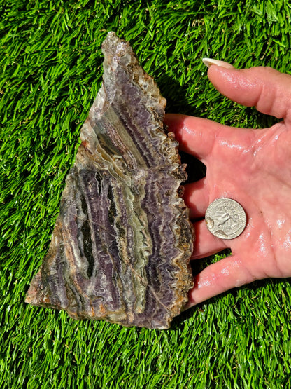 Chevron Amethyst Slabs R855–858