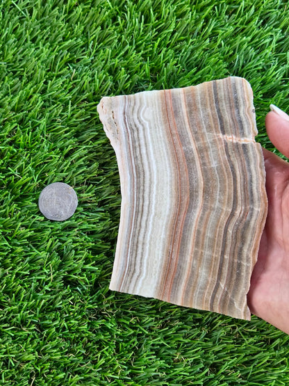 Natural Mexican Onyx Calcite Slabs L567-568