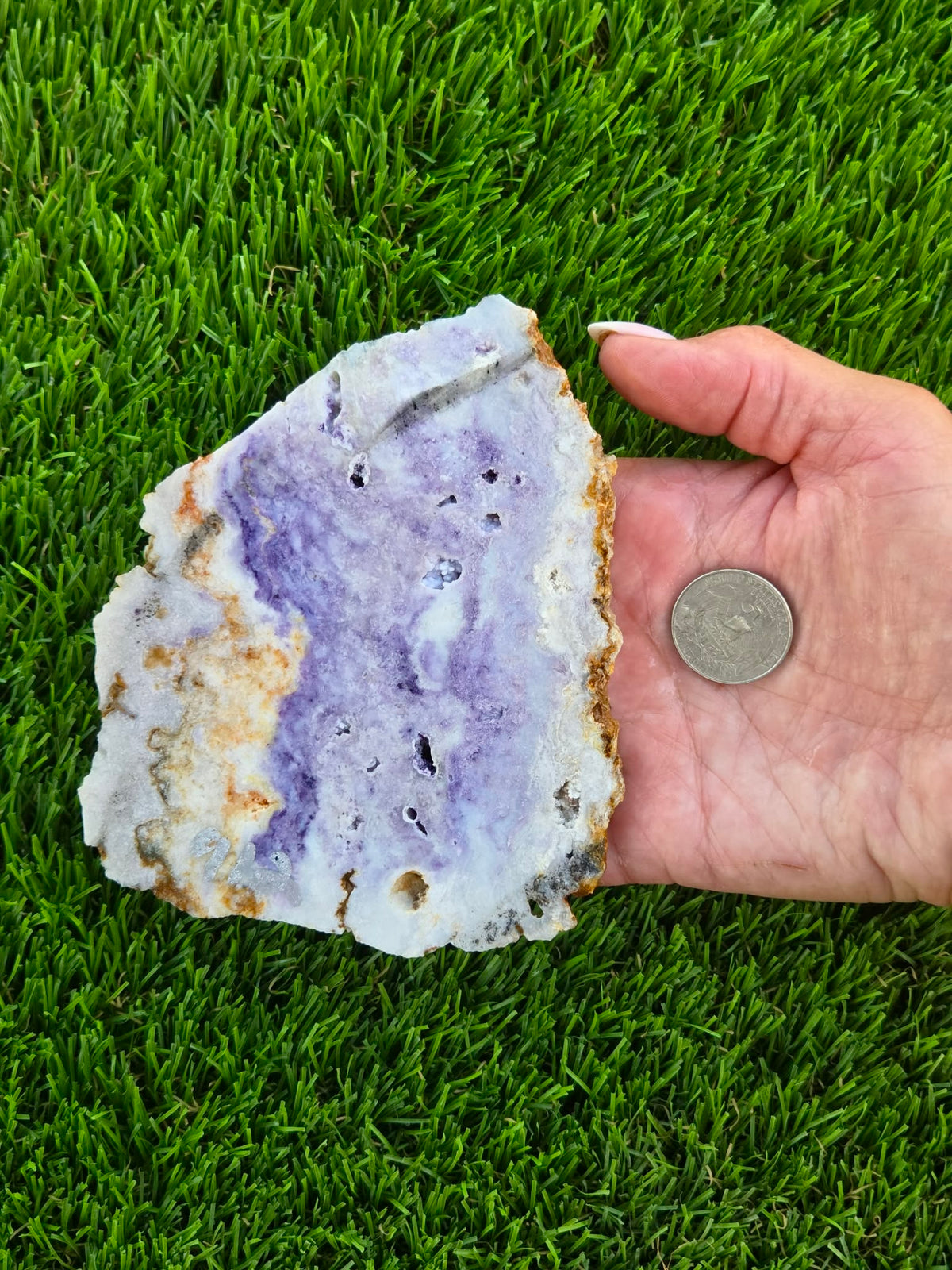 Mexican Morado Opal Slabs T909–912