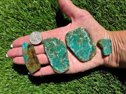 Globe Chrysocolla Slab Bundle-SB42