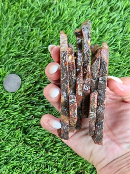 Red & Mustard Jasper Slabs N652-657