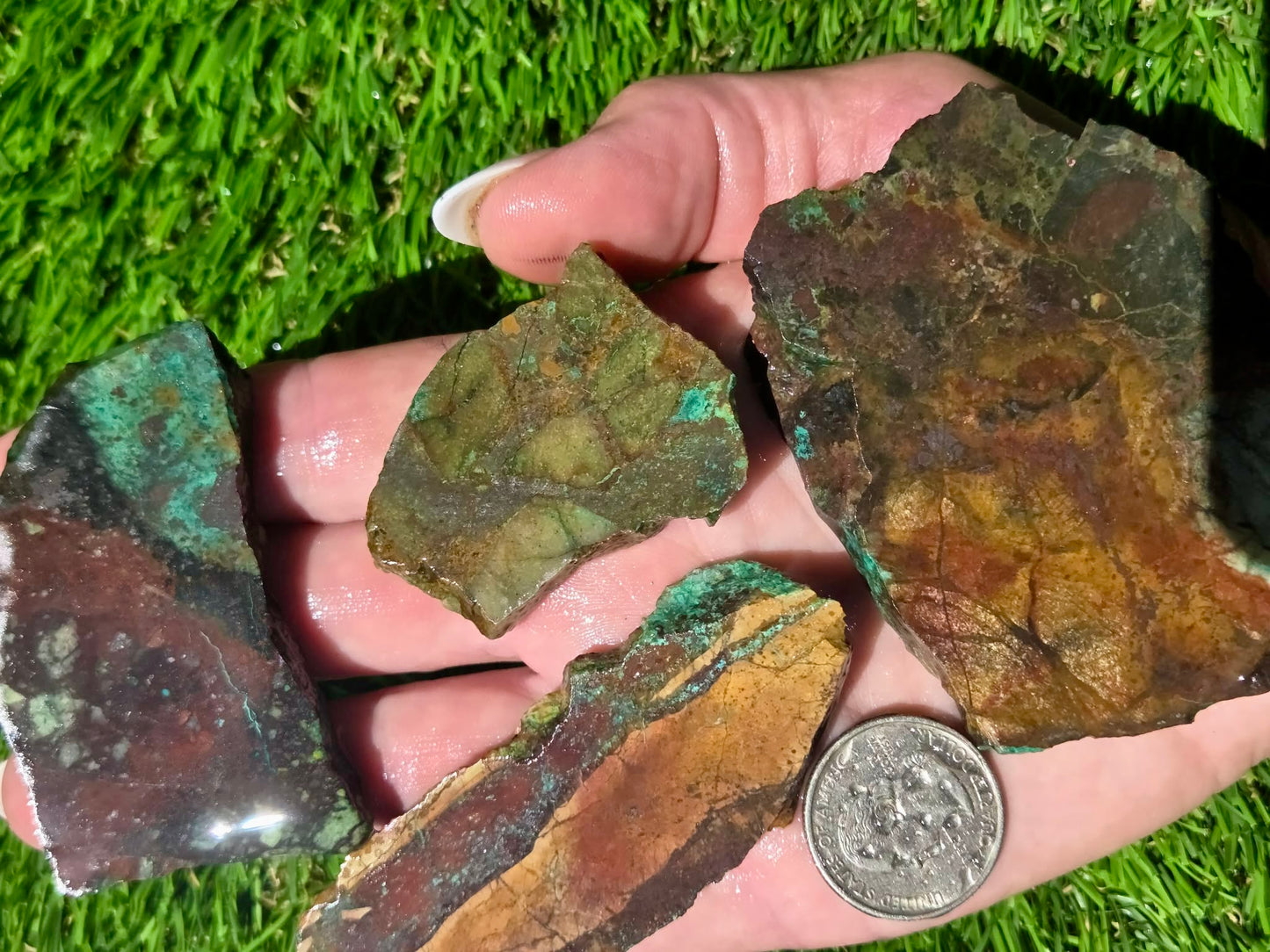Chrysocolla Slab Bundle – Parker SB82