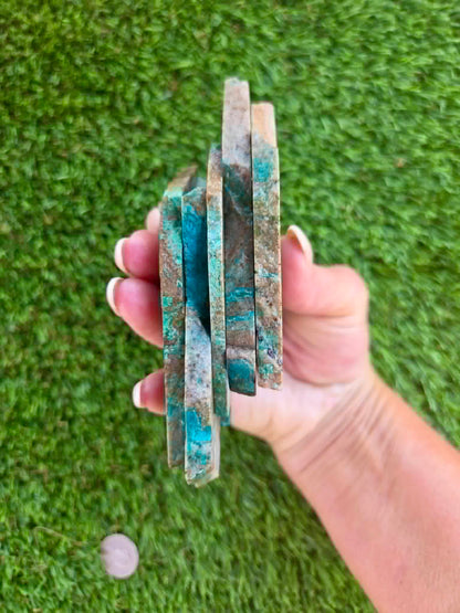 Globe Chrysocolla Slabs A27-31