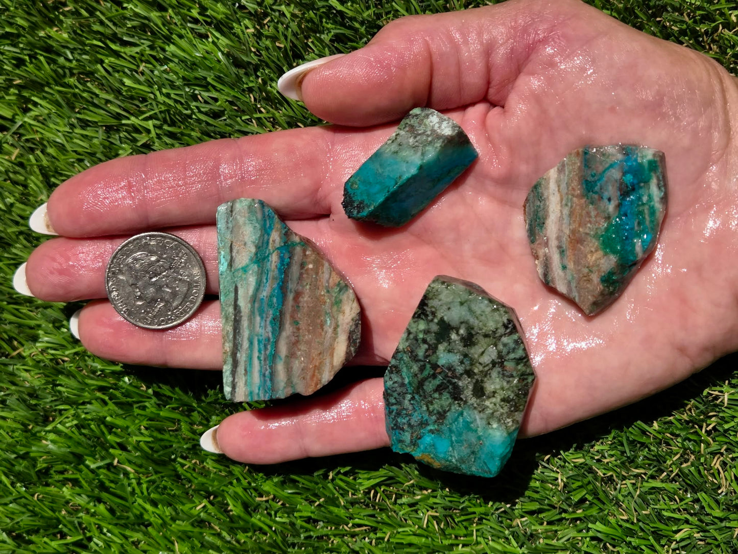 Rawley Mine Chrysocolla Slab Bundle SB113